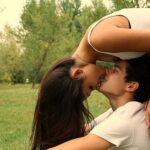 Boy friend kissing girl friend its a nature, Kissing Images with Messages